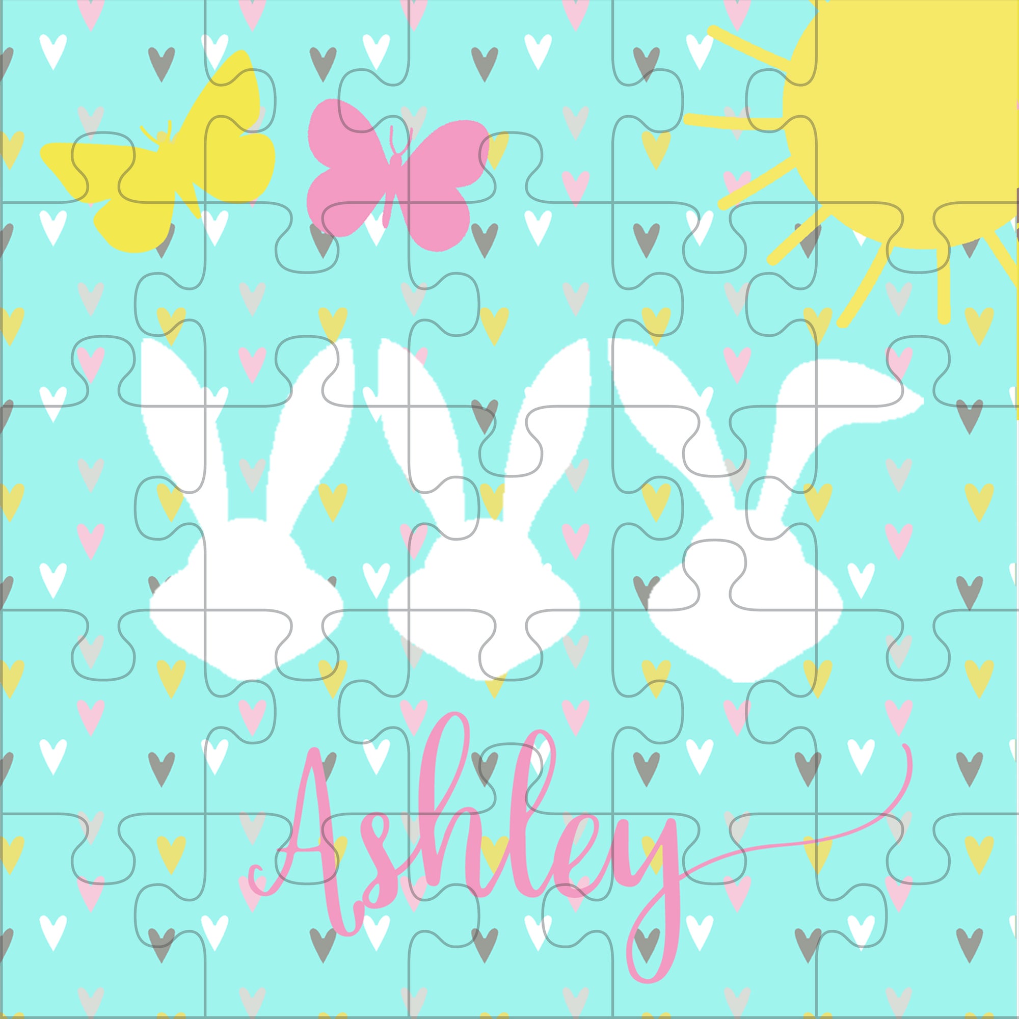 Personalized Easter Puzzle for Kids