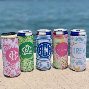 Personalized Skinny Can Holder