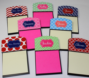 Personalized Custom Sticky Note Holders