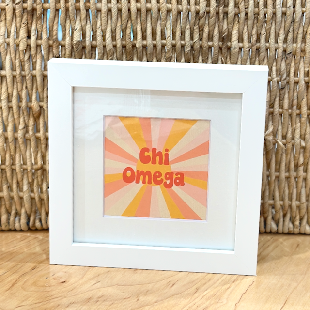 Small Framed Sorority Print