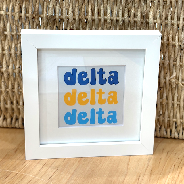 Small Framed Sorority Print