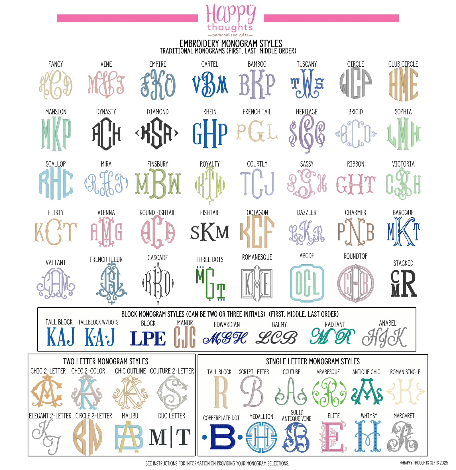 Monogram Linen Roll Cover - Bun Cover