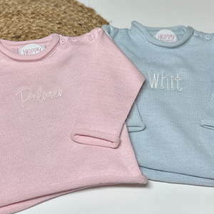 Monogrammed Baby Toddler Rollneck Sweater - Crewneck - Cardigan