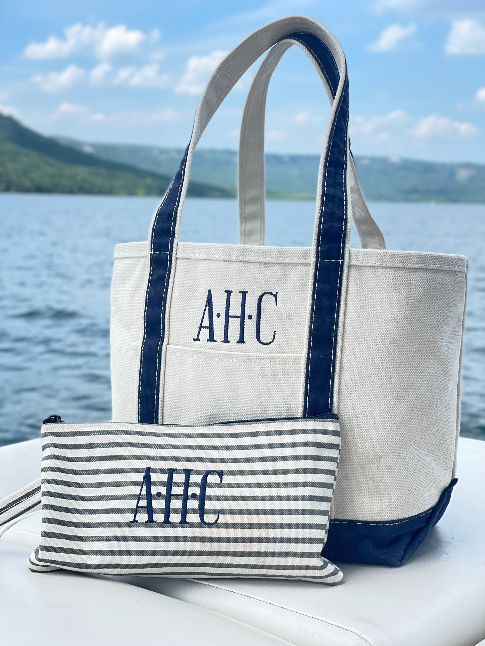 Canvas Trimmed Tote Bag