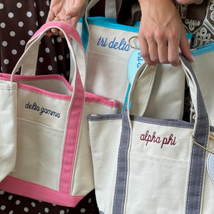 Sorority Essentials Canvas Tote Bag