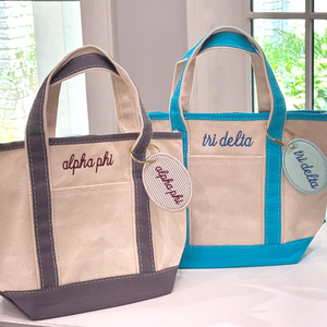 Sorority Essentials Canvas Tote Bag