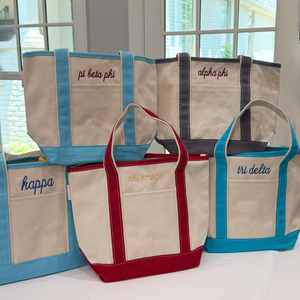 Sorority Essentials Canvas Tote Bag