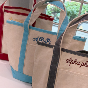 Sorority Essentials Canvas Tote Bag