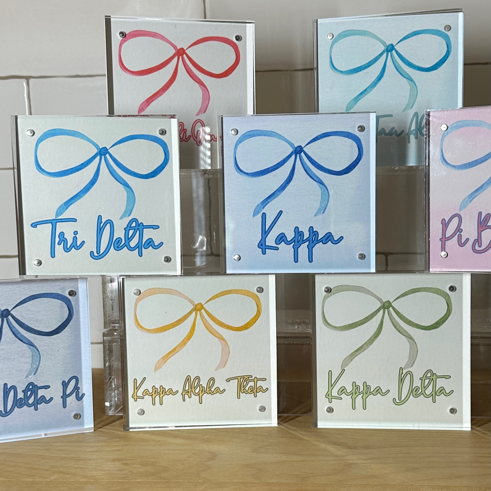 Sorority Acrylic Block Framed Print