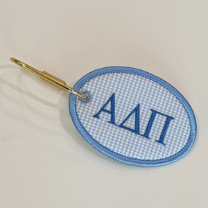 Sorority Fabric Bag Tag