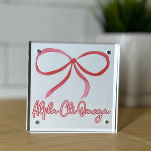 Sorority Acrylic Block Framed Print