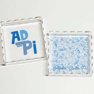 Sorority Scallop Acrylic Tray