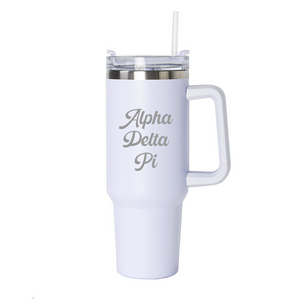 40 Ounce Tumbler with Sorority Engraving