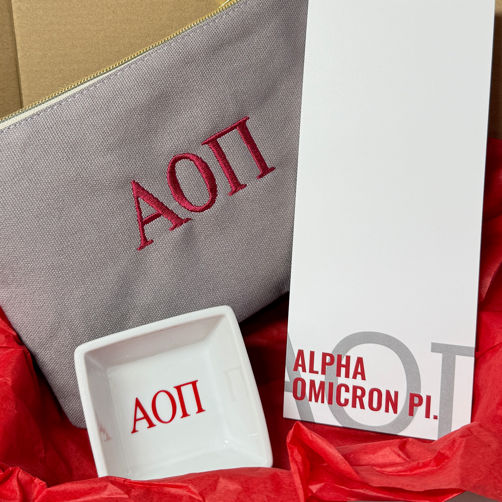 Alpha Omicron Pi Celebration Gift Set