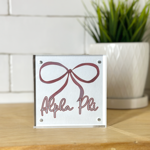 Sorority Acrylic Block Framed Print