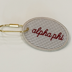 Sorority Fabric Bag Tag