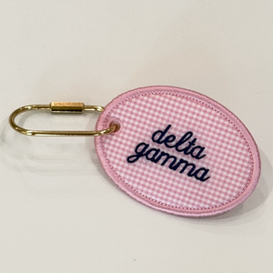 Sorority Fabric Bag Tag