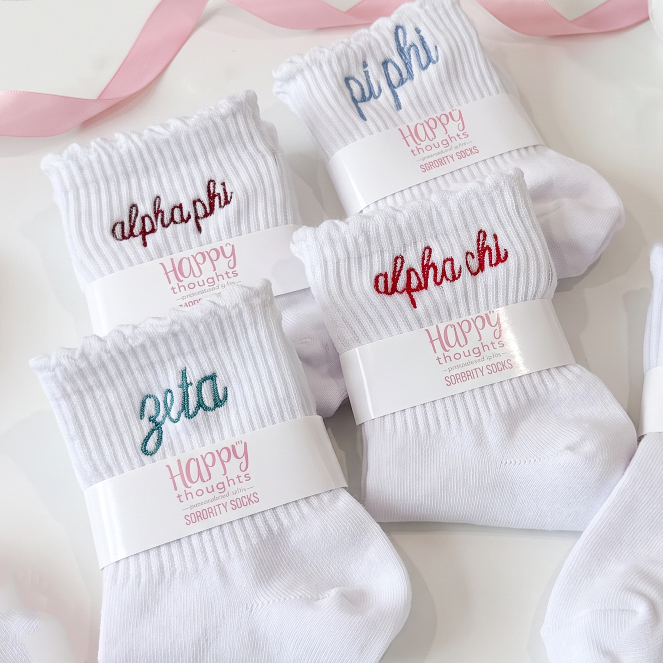 Sorority Ruffle Socks