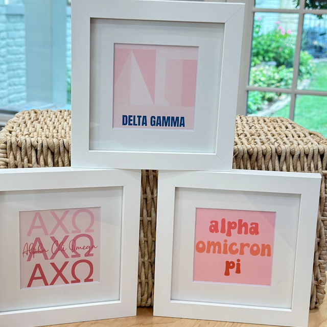 Small Framed Sorority Print