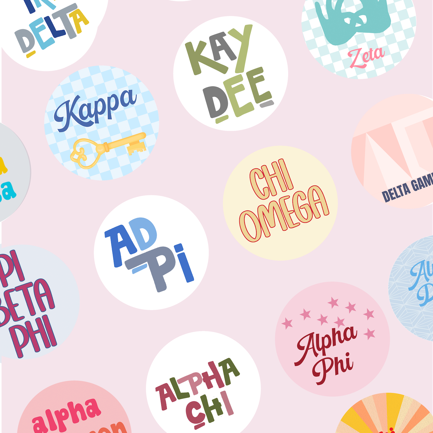 Sorority Stickers