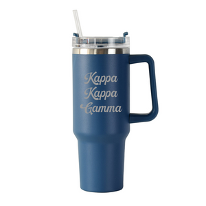 40 Ounce Tumbler with Sorority Engraving
