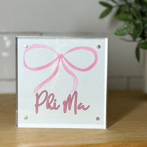 Sorority Acrylic Block Framed Print