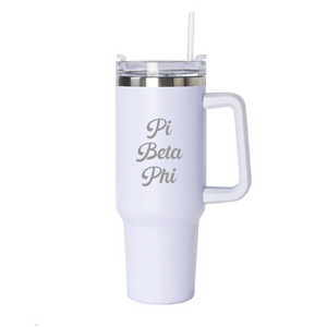 40 Ounce Tumbler with Sorority Engraving