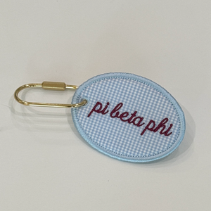 Sorority Fabric Bag Tag