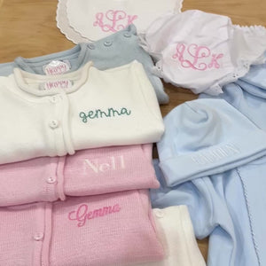 Monogrammed Baby Toddler Rollneck Sweater - Crewneck - Cardigan