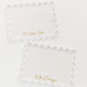 Sorority Scallop Acrylic Frame