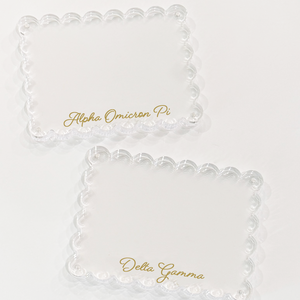 Sorority Scallop Acrylic Frame