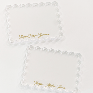 Sorority Scallop Acrylic Frame