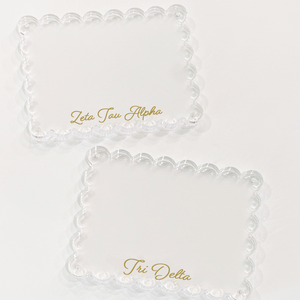 Sorority Scallop Acrylic Frame