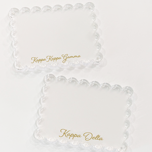 Sorority Scallop Acrylic Frame