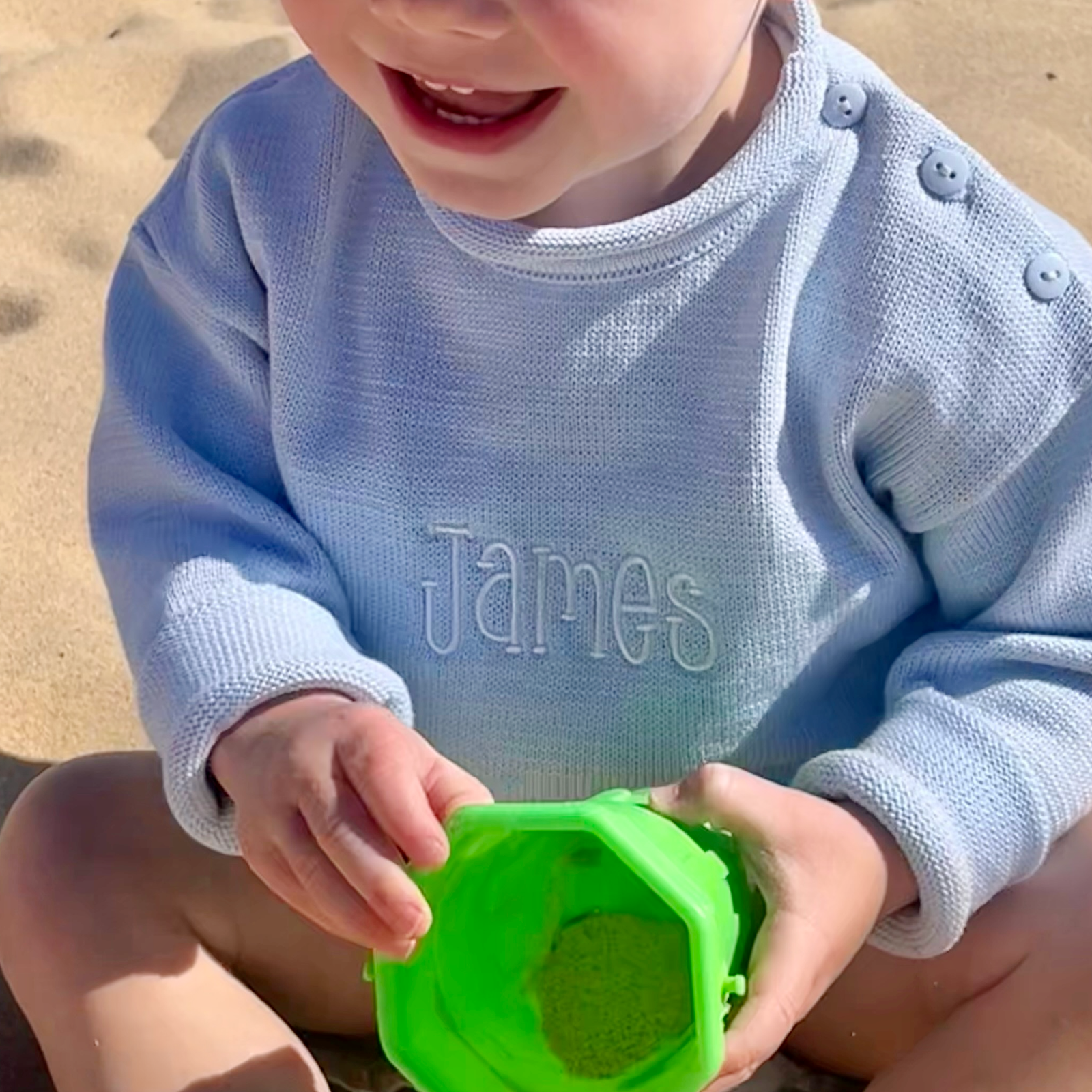 Monogrammed Baby Toddler Rollneck Sweater - Crewneck - Cardigan