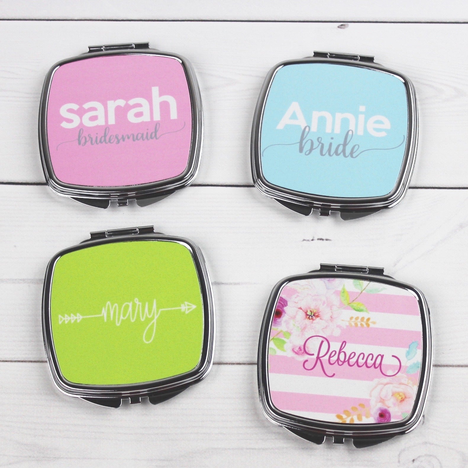 Custom Design Personalized Compact Purse Mirror