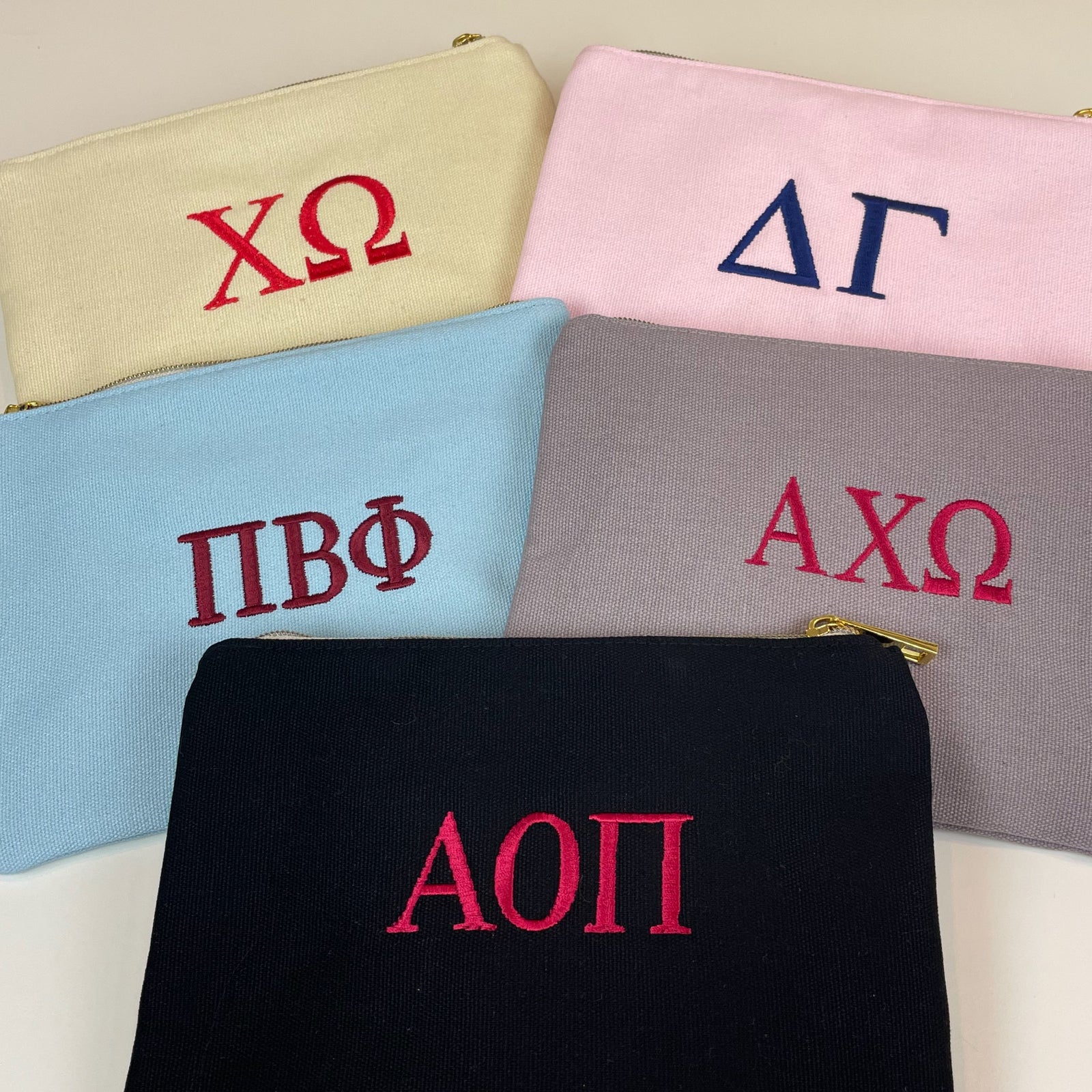 Sorority Pencil / Makeup Bag