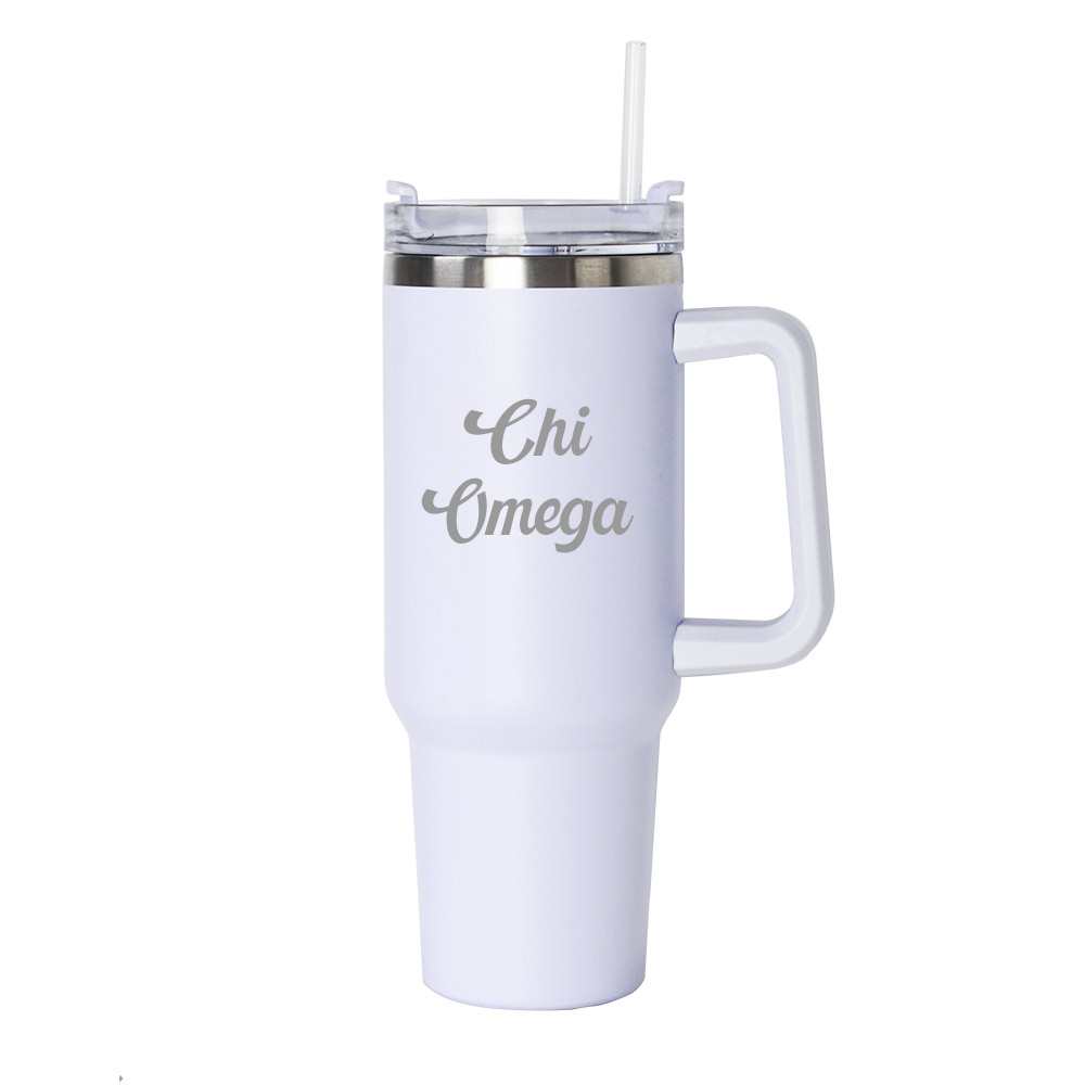 40 Ounce Tumbler with Sorority Engraving