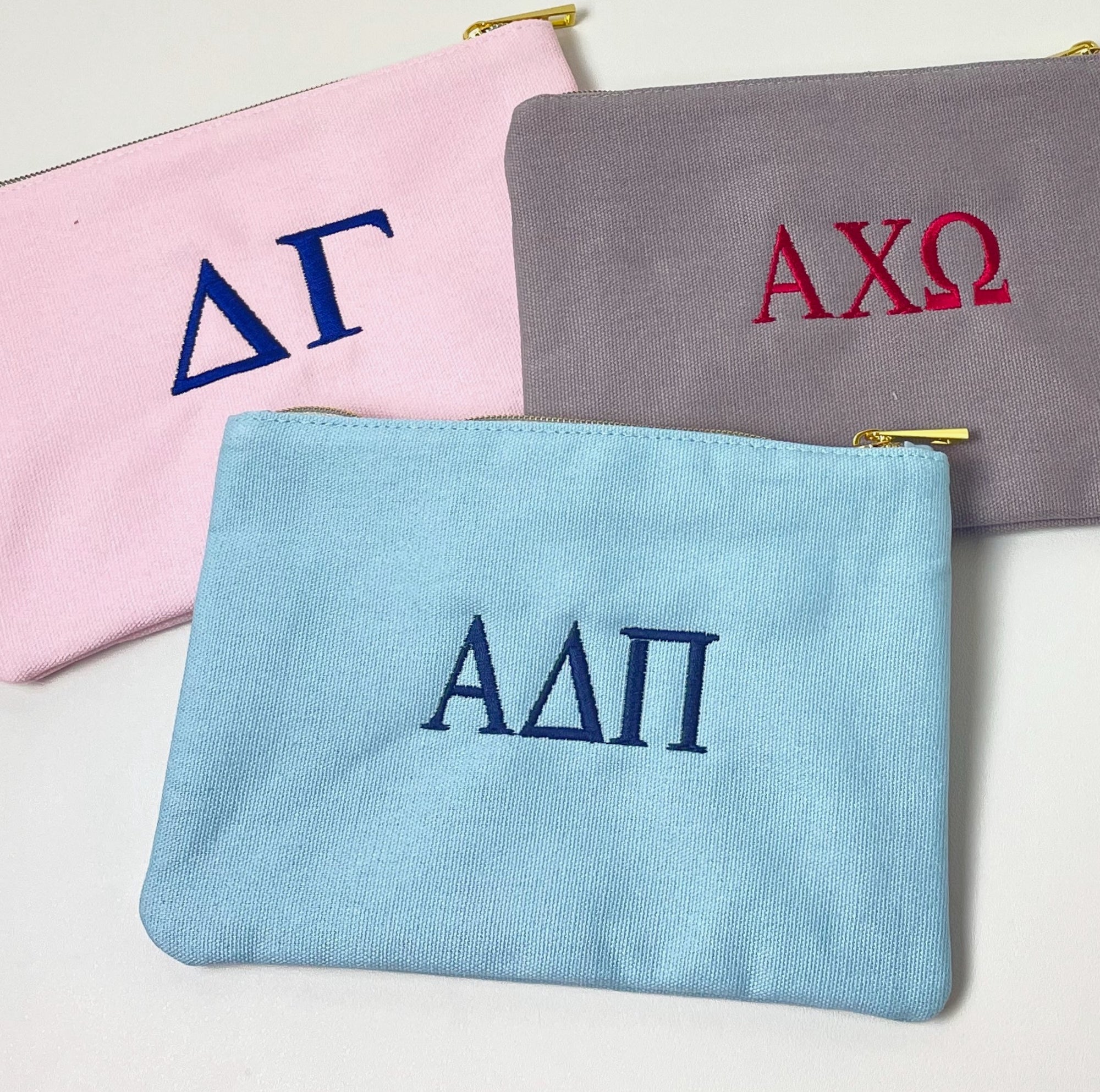 Sorority Pencil / Makeup Bag