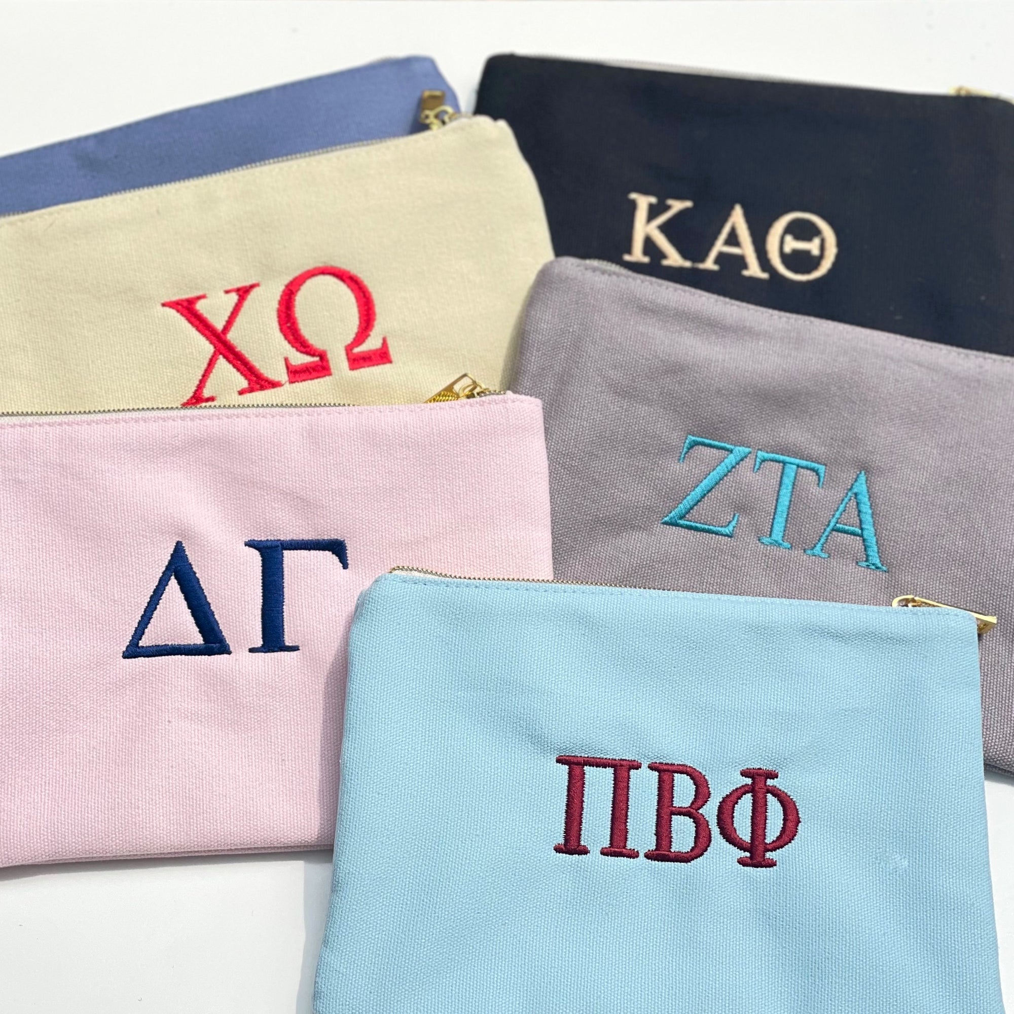 Sorority Pencil / Makeup Bag