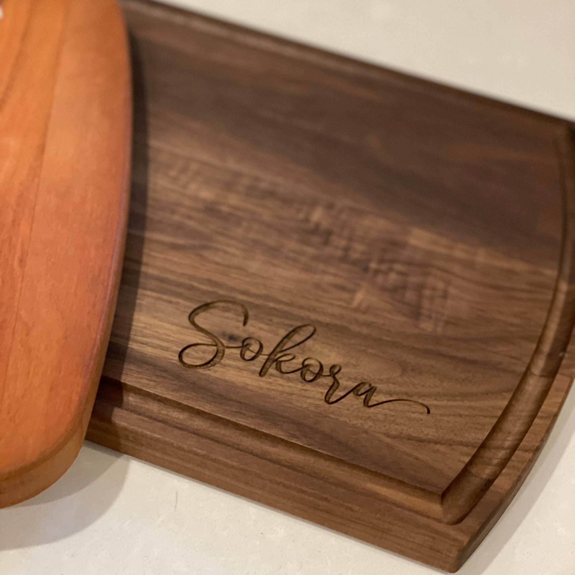 Personalized Engraved Wood Cutting Board