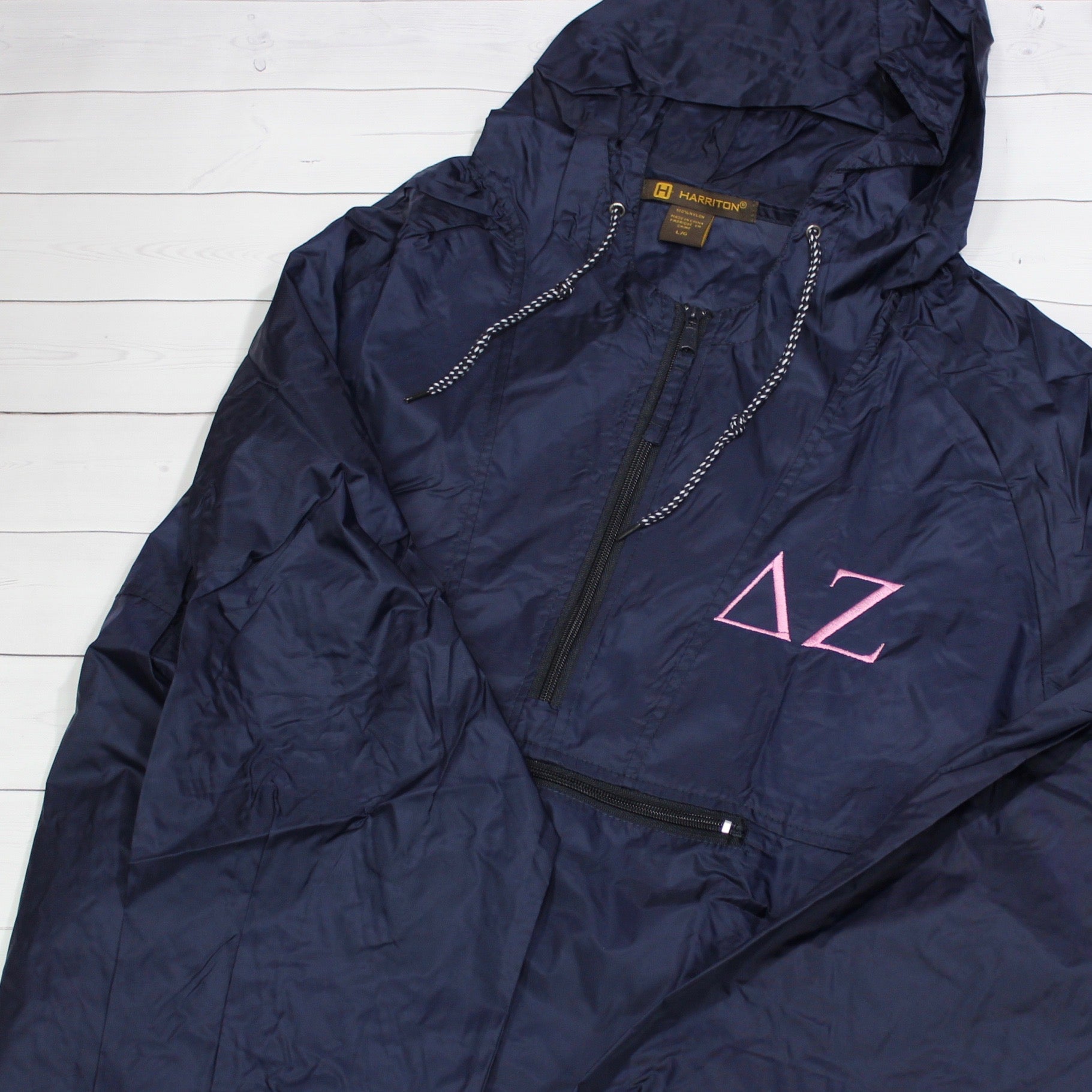 Sorority Pullover Rain Jacket Windbreaker