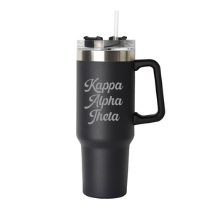 40 Ounce Tumbler with Sorority Engraving