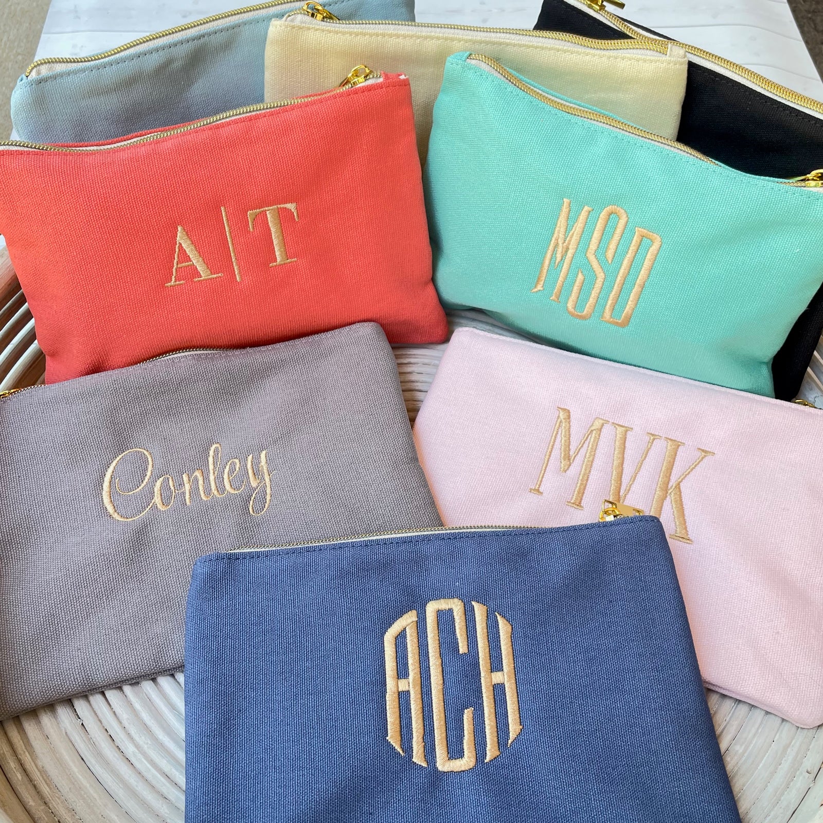 Monogram Canvas Cosmetic Bag