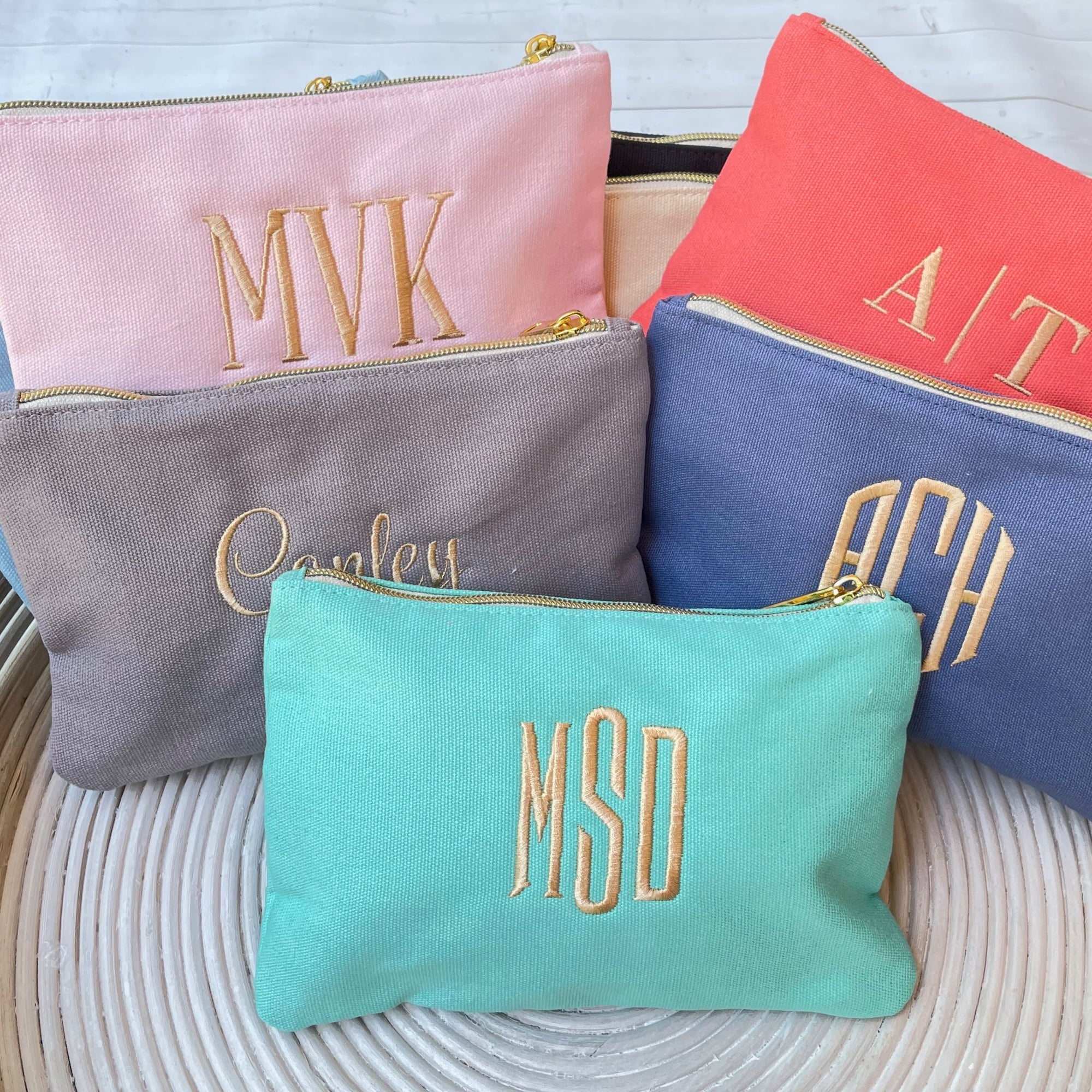 Monogram Canvas Cosmetic Bag