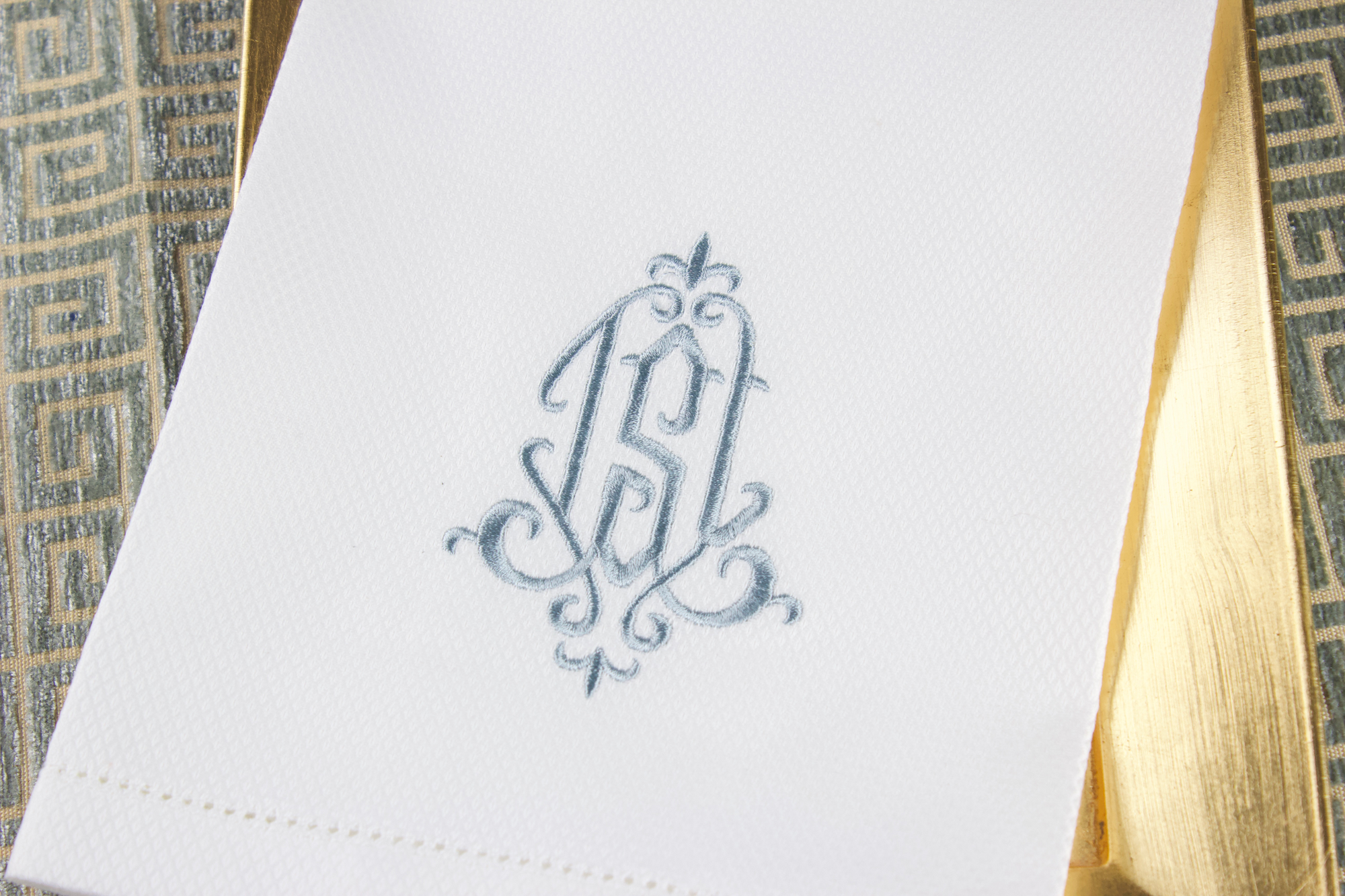 Monogram Cotton Birdseye Hand towel