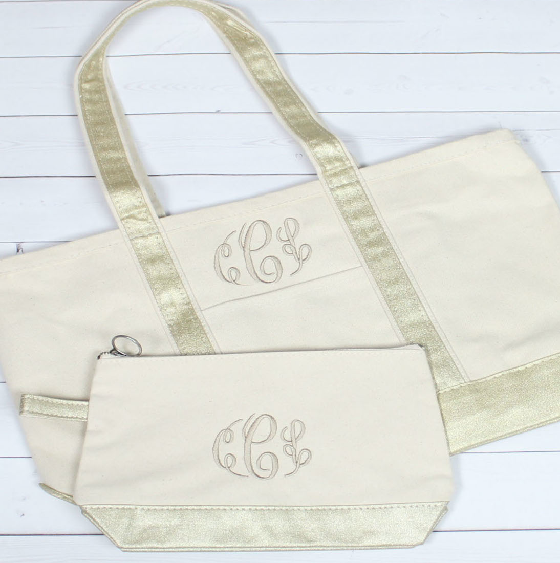 Canvas Tote Bag Metallic