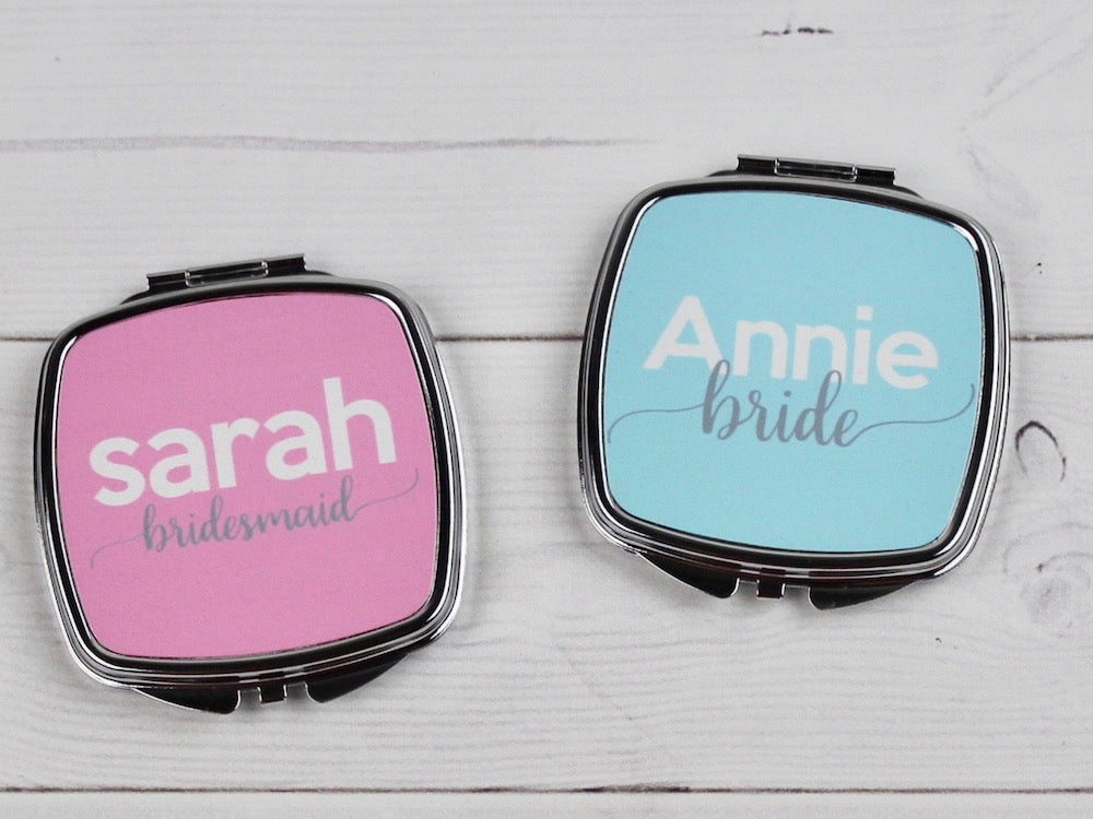 Custom Design Personalized Compact Purse Mirror