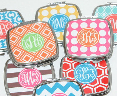 Custom Design Personalized Compact Purse Mirror