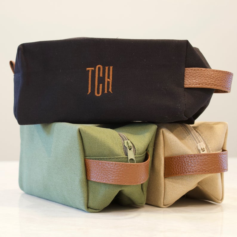 Small Canvas Dopp Kit